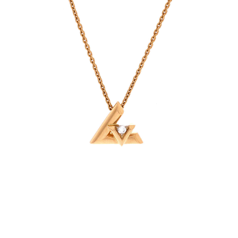 Louis Vuitton Small LV Volt One Pendant Necklace